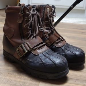 LAUREN Ralph Lauren Quillan Boot Leather Sz 10